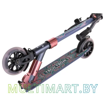 Самокат Tech Team Comfort 145R Lux 2022 (фиолетовый/розовый) картинка 4
